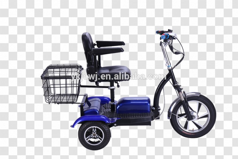 Wheel Scooter Motorized Tricycle Motorcycle - Electric Trike Transparent PNG