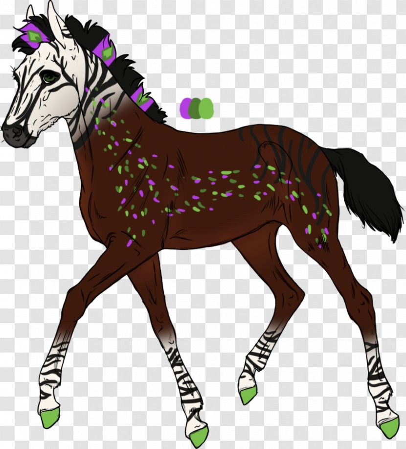 Mustang Foal Stallion Colt Pony - Horse Transparent PNG