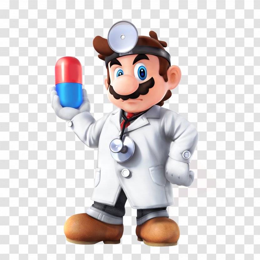 Dr. Mario 64 Super Smash Bros. For Nintendo 3DS And Wii U Melee - Figurine - Plumber Transparent PNG