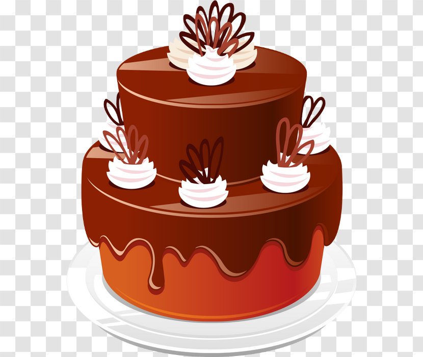 Chocolate Cake Sachertorte Birthday Clip Art - Cream - A Variety Of Candy Cakes Transparent PNG