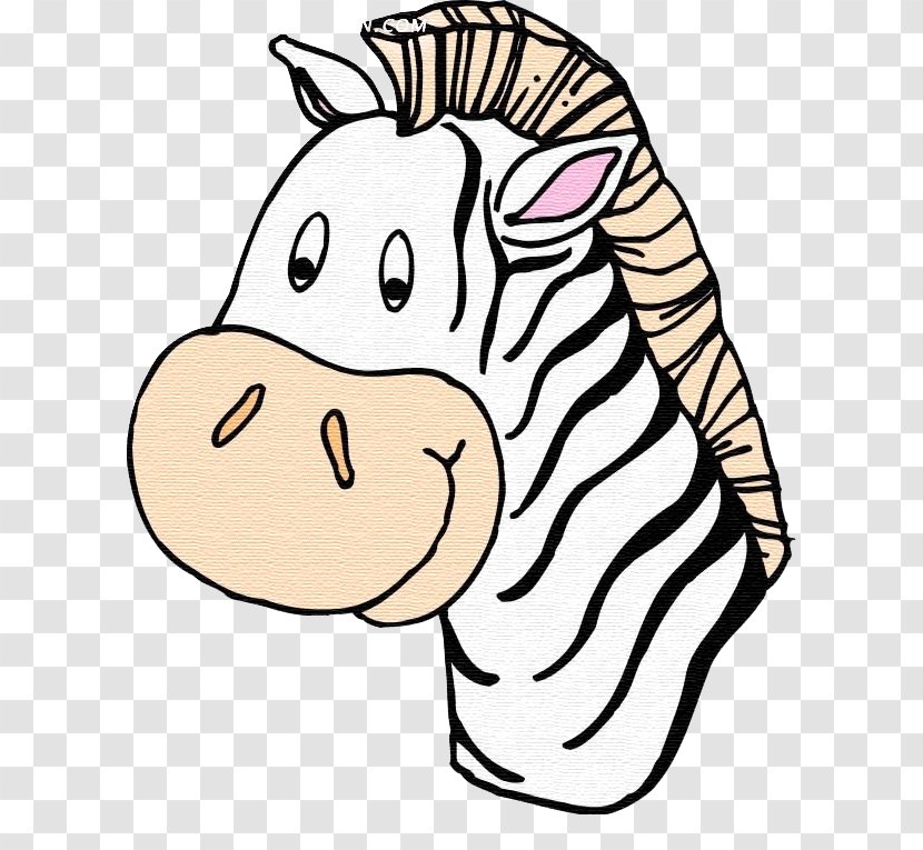 Cartoon Zebra - Human Behavior - Horse Like Mammal Transparent PNG
