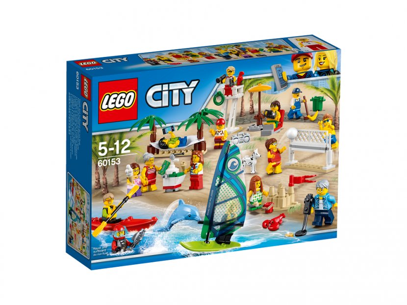 Amazon.com LEGO 60153 City People Pack - Lego Star Wars - Fun At The Beach Toy BlockToy Transparent PNG