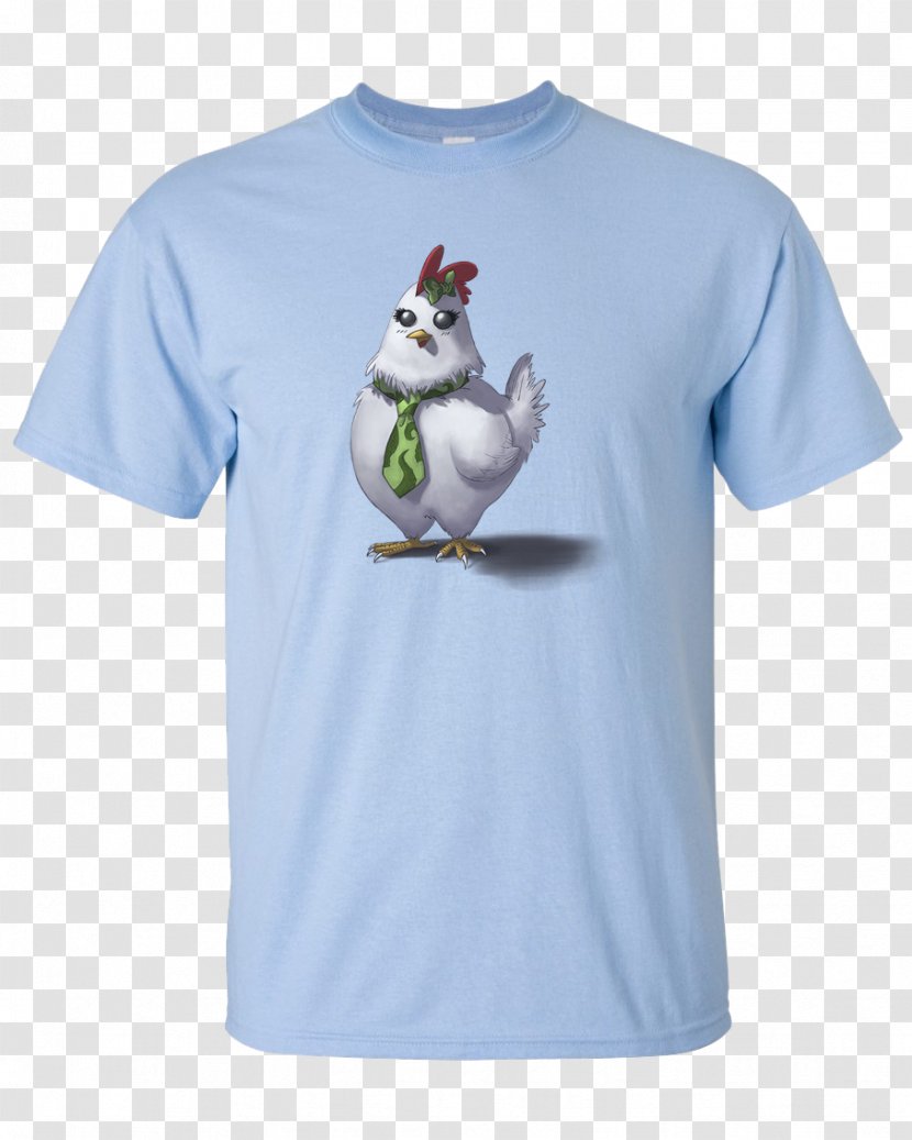 T-shirt Gildan Activewear Blue Clothing - Bird - Hen Transparent PNG