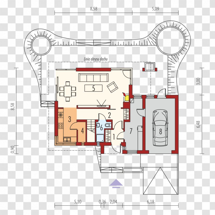 House Floor Plan Design Project Garage Transparent PNG