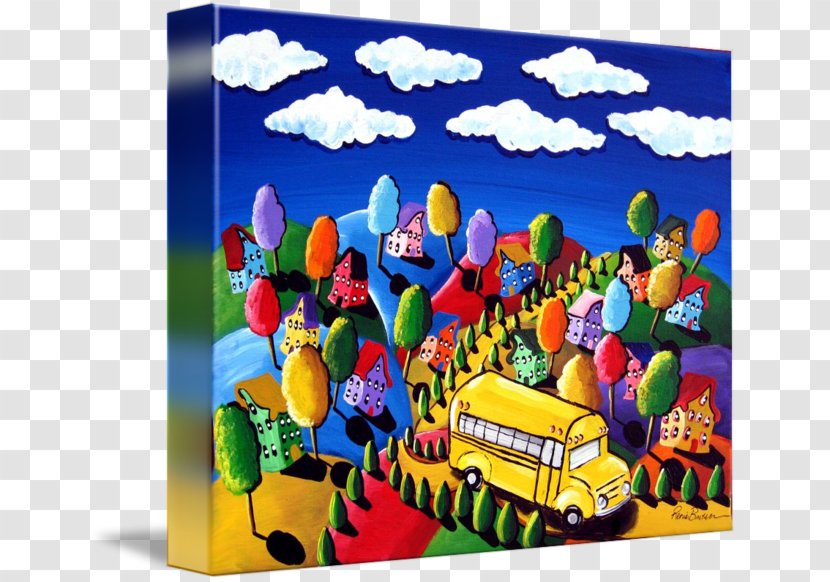 Gallery Wrap Amusement Park Toy Canvas Art Transparent PNG