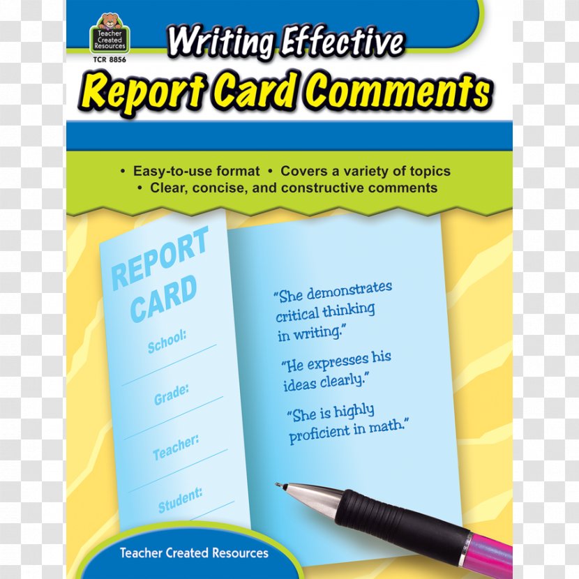 Writing Effective Report Card Comments Amazon.com Student - Brand - Year End Summary Decoration Transparent PNG