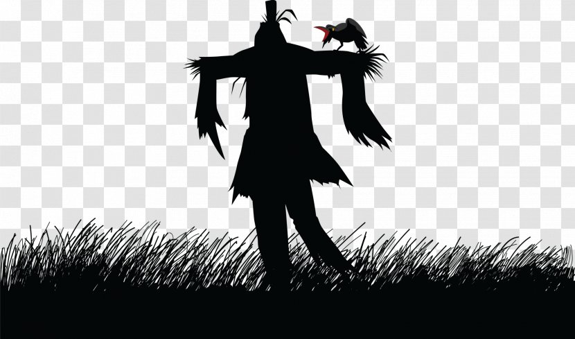 Scarecrow Royalty-free - Supernatural Creature - Crow Transparent PNG