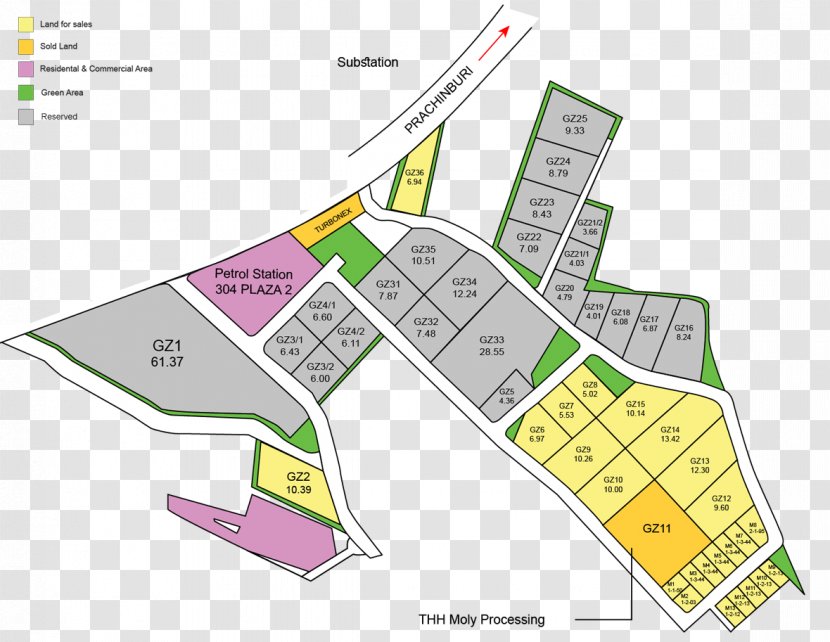 Map Plan Urban Design - Area - Industrial Park Transparent PNG