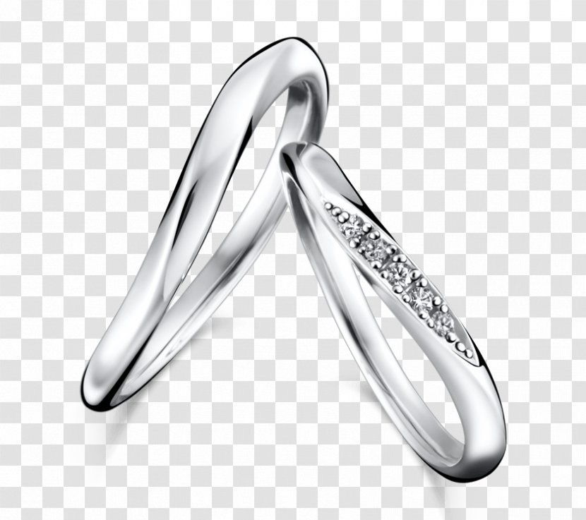 Wedding Ring Jewellery Platinum Diamond Transparent PNG