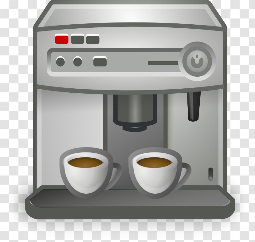 Coffeemaker Espresso Clip Art - Mixer - Appliances Cliparts Transparent PNG
