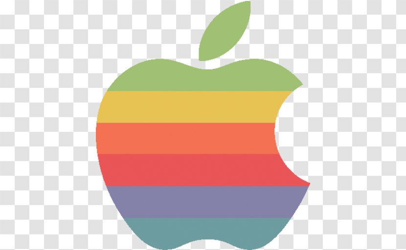 Computer Wallpaper Fruit Brand Yellow - Rainbow Apple Logo Transparent PNG