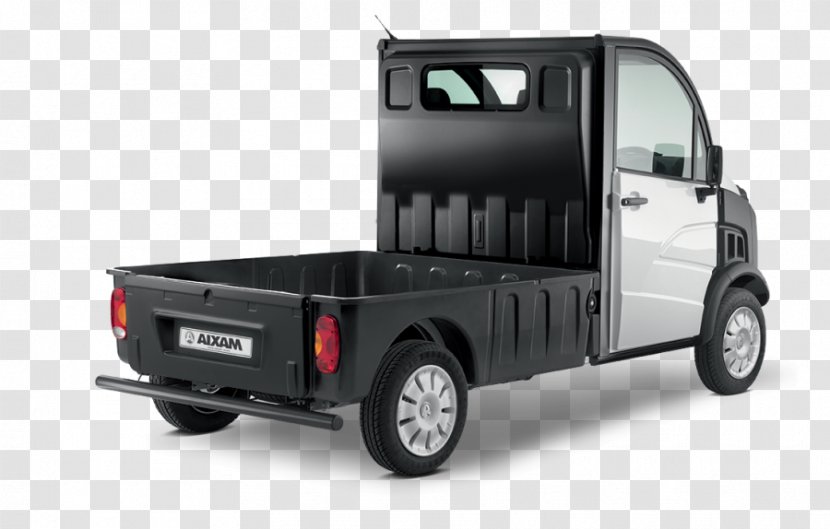 Compact Van Aixam Pickup Truck Car - Wheel Transparent PNG