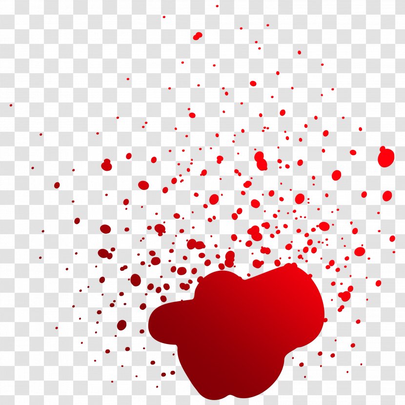 Blood Residue - Silhouette Transparent PNG