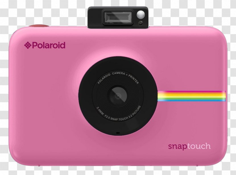 Polaroid Snap Touch 13.0 MP Compact Digital Camera - Photography - 1080pBlush Pink Instant ZinkCamera Transparent PNG