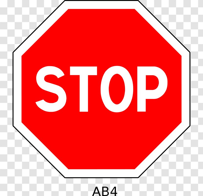 Stop Sign Traffic Warning - Symbol Transparent PNG