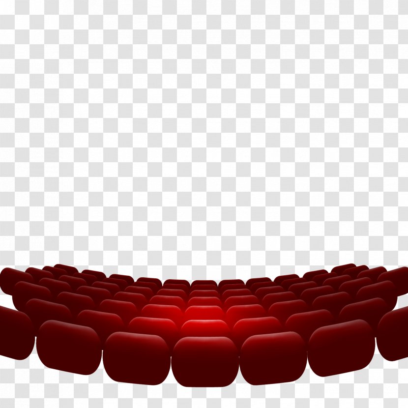 Icon - Seat - Vector Red Theater Seats Transparent PNG