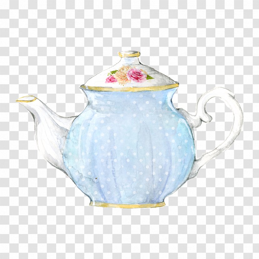 Teapot Teacup Jug - Rose Tea Transparent PNG