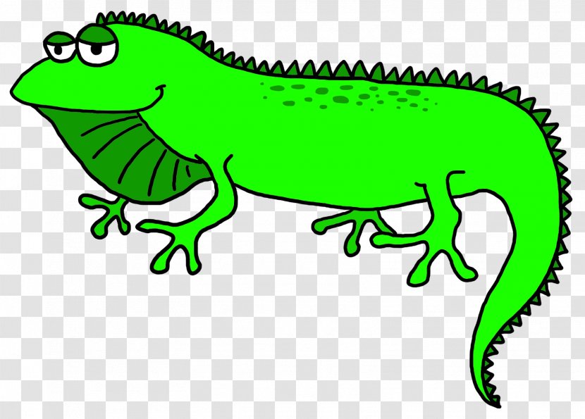Lizard Green Iguana Clip Art - Reptile - Cliparts Transparent PNG