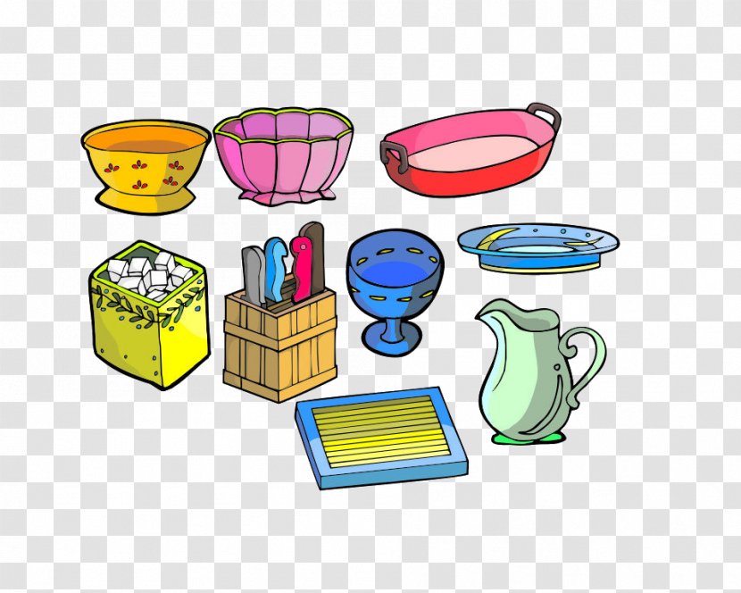 Household Goods Cartoon Drawing - Kitchen Transparent PNG