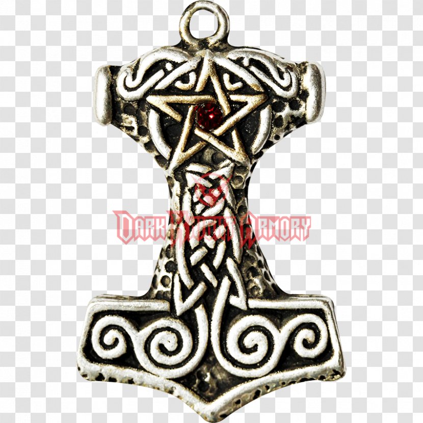 Charms & Pendants Mjölnir Necklace Symbol Old Norse Transparent PNG