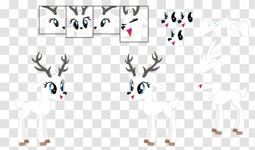 Reindeer Antler Pony Moose - Heart Transparent PNG