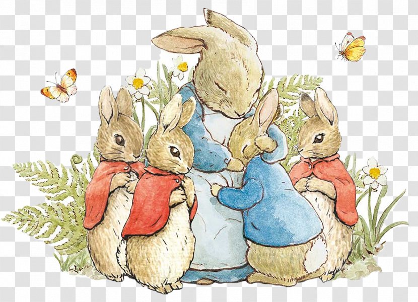 The Tale Of Peter Rabbit And Benjamin Bunny Mrs. Flopsy Bunnies - Beatrix Potter Transparent PNG