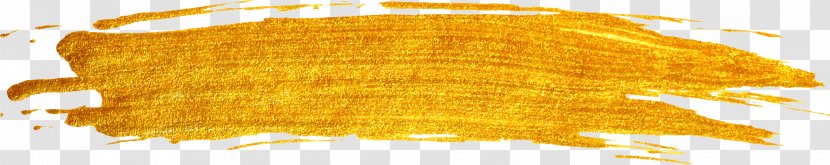 Stain Watercolor Painting - Yellow - Gold Paint Brush Transparent PNG