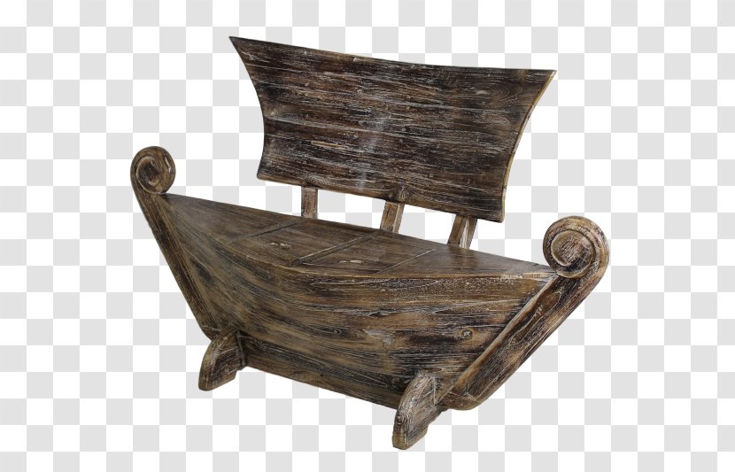 Bank Teak Wood Bench Chair - Material Transparent PNG