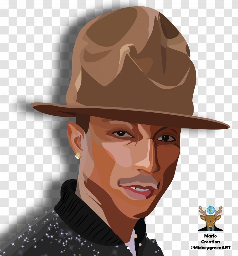 Fedora Cowboy Hat Cartoon Forehead Transparent PNG