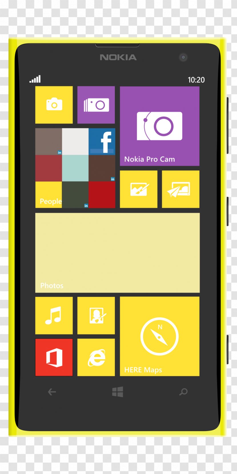 Nokia Lumia 1020 510 C6-00 930 720 - Smartphone Transparent PNG