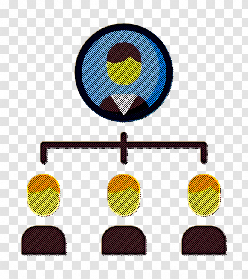 Teamwork Icon Organization Icon Hierarchy Icon Transparent PNG