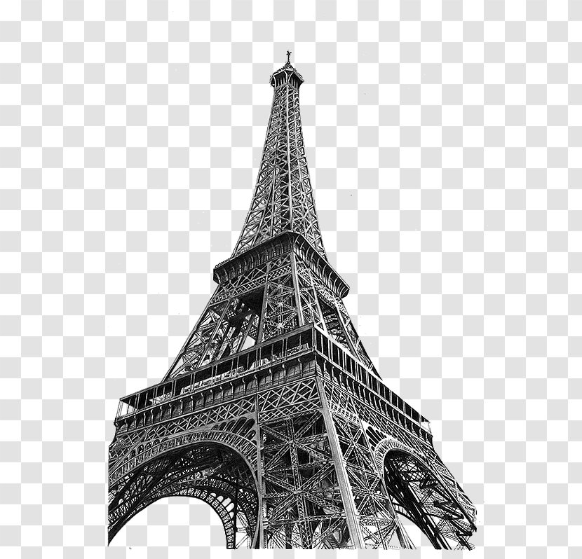 Eiffel Tower Drawing Sketch - Gothic Architecture Transparent PNG