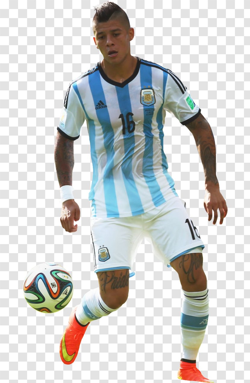 Marcos Rojo Argentina National Football Team 2018 World Cup Jersey - T Shirt Transparent PNG