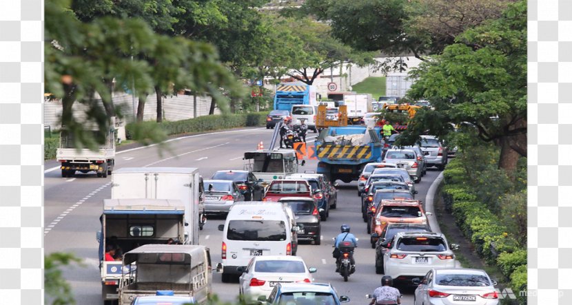 Car Traffic Congestion Lane Street - Mode Of Transport - Oil Slick Transparent PNG