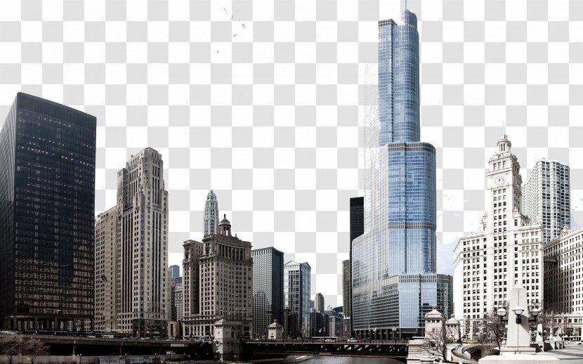 Trump International Hotel And Tower Willis Las Vegas World Wallpaper - Metropolis - Chicago A City Transparent PNG