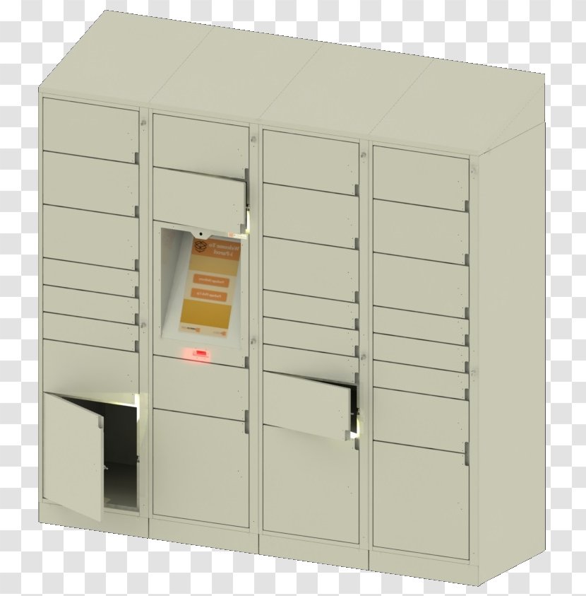 Parcel Locker Mail Box - File Cabinets Transparent PNG