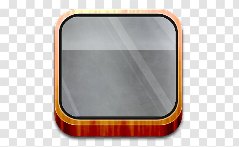 Rectangle - Orange - Magic Mirror Transparent PNG