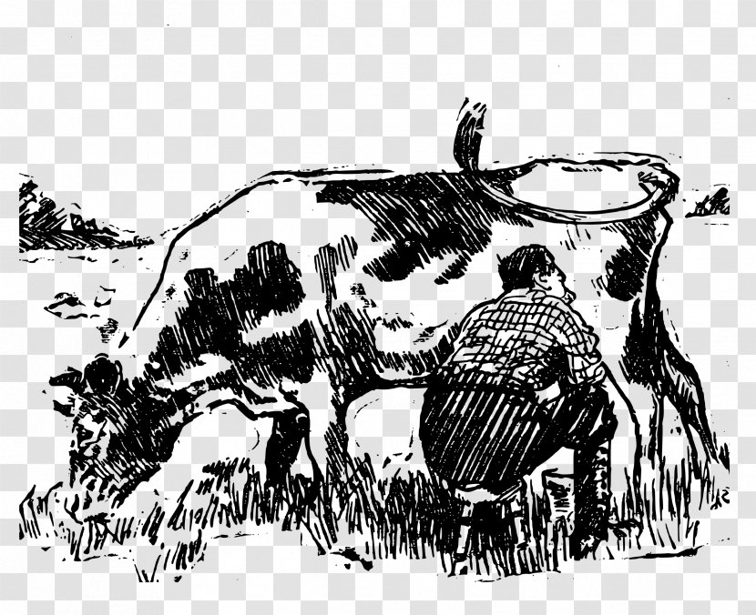 Cattle Milk - Cow Transparent PNG