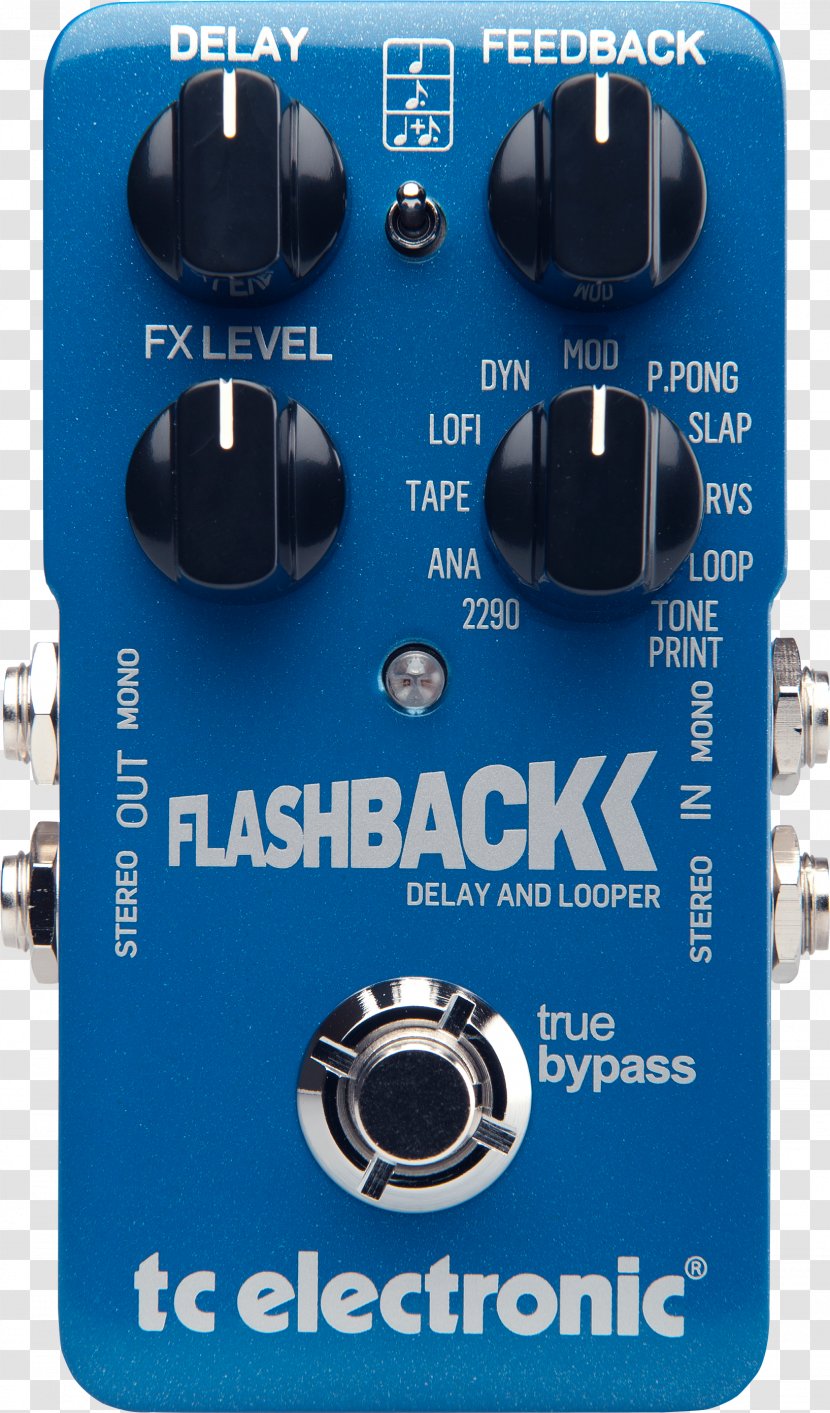 TC Electronic Flashback Delay Effects Processors & Pedals Mini - Watercolor - Musical Instruments Transparent PNG