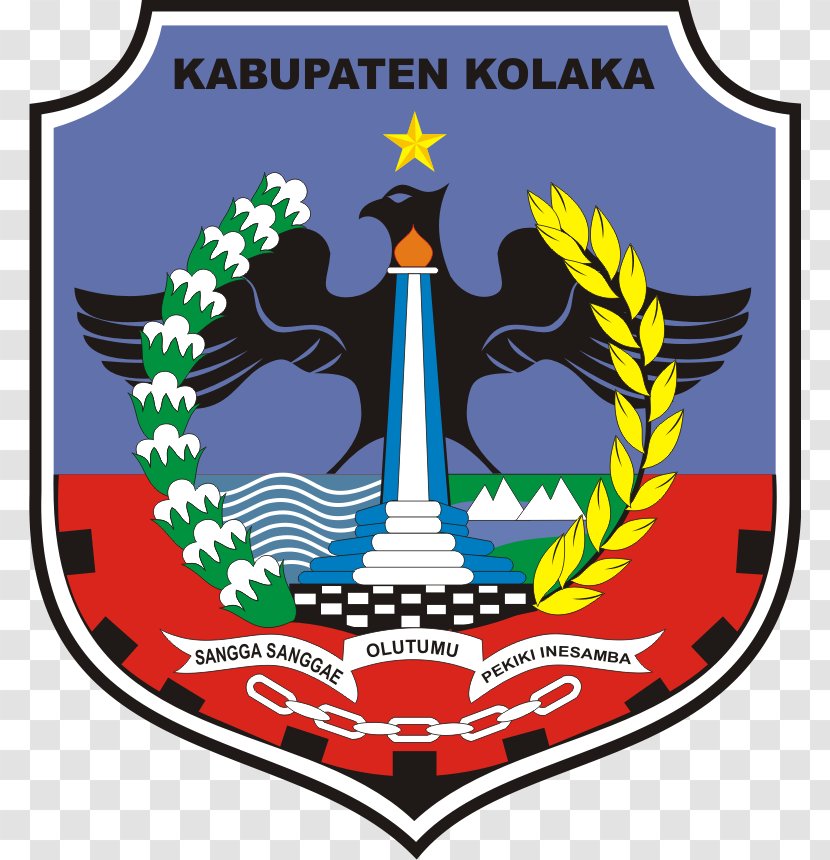 Kolaka Regency Watubangga Tanggetada Logo - Emblem - Background Abu Merah Transparent PNG