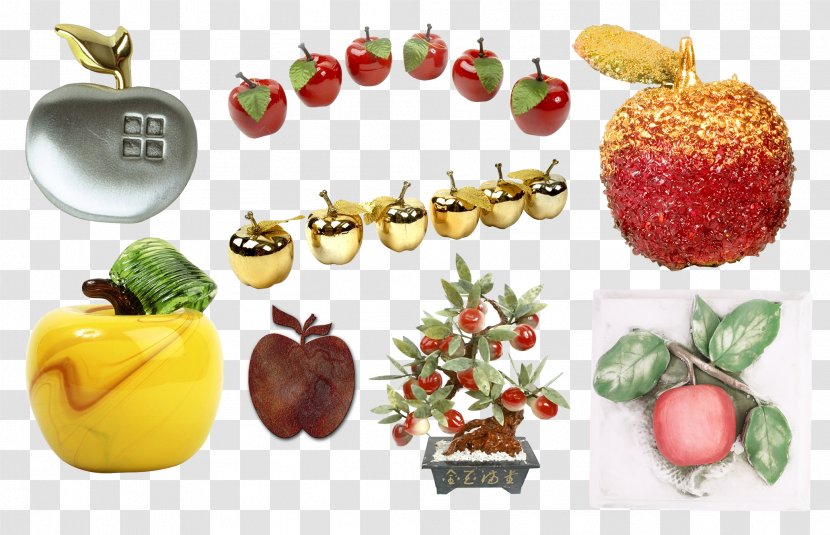 Apple Vegetarian Cuisine Fruit Image - Vegetarianism - Green Apples Transparent PNG