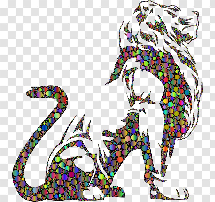 Lion Felidae Tiger Cougar Jaguar - Visual Arts - Sign Transparent PNG