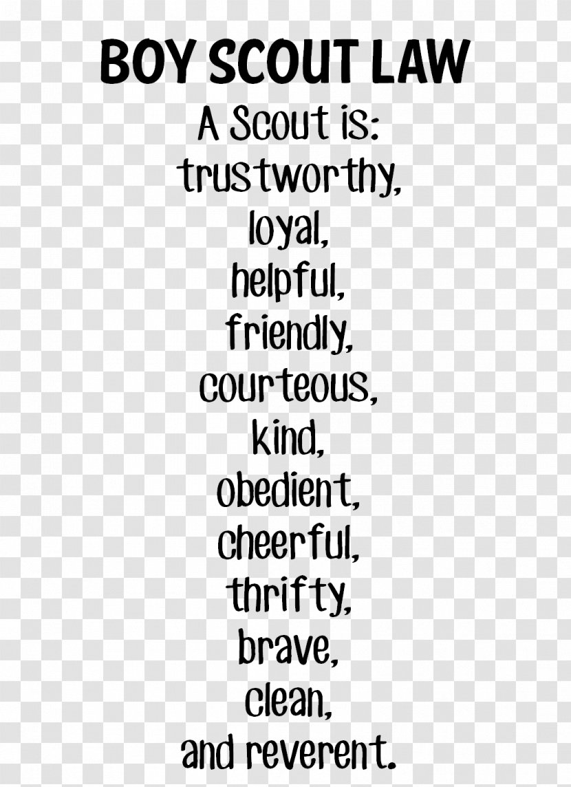 Leatherstocking Council Scout Law Scouting Promise Cub - Brownies - Cubscoutfreehd Transparent PNG