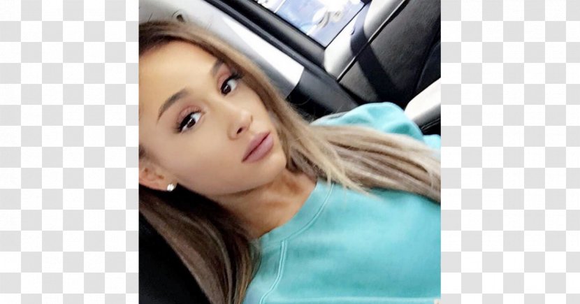 Ariana Grande Blond Hair Musician Celebrity - Heart Transparent PNG