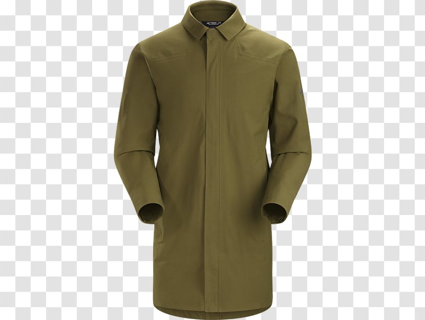 Hoodie Trench Coat Arc'teryx Jacket - Shirt Transparent PNG