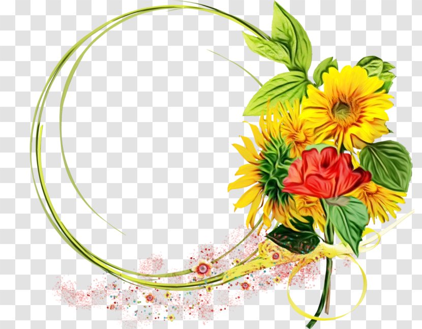 Flower Art Watercolor - Garden Roses - Bouquet Sunflower Transparent PNG