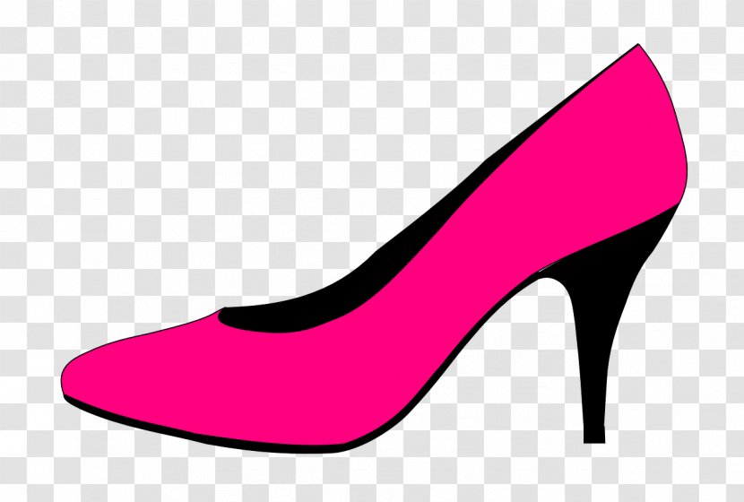 High-heeled Footwear Court Shoe Clip Art - Pump - Pink High Heels Transparent PNG