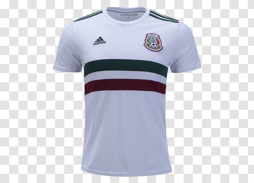 Mexico National Football Team 2018 World Cup T-shirt Jersey - White Transparent PNG