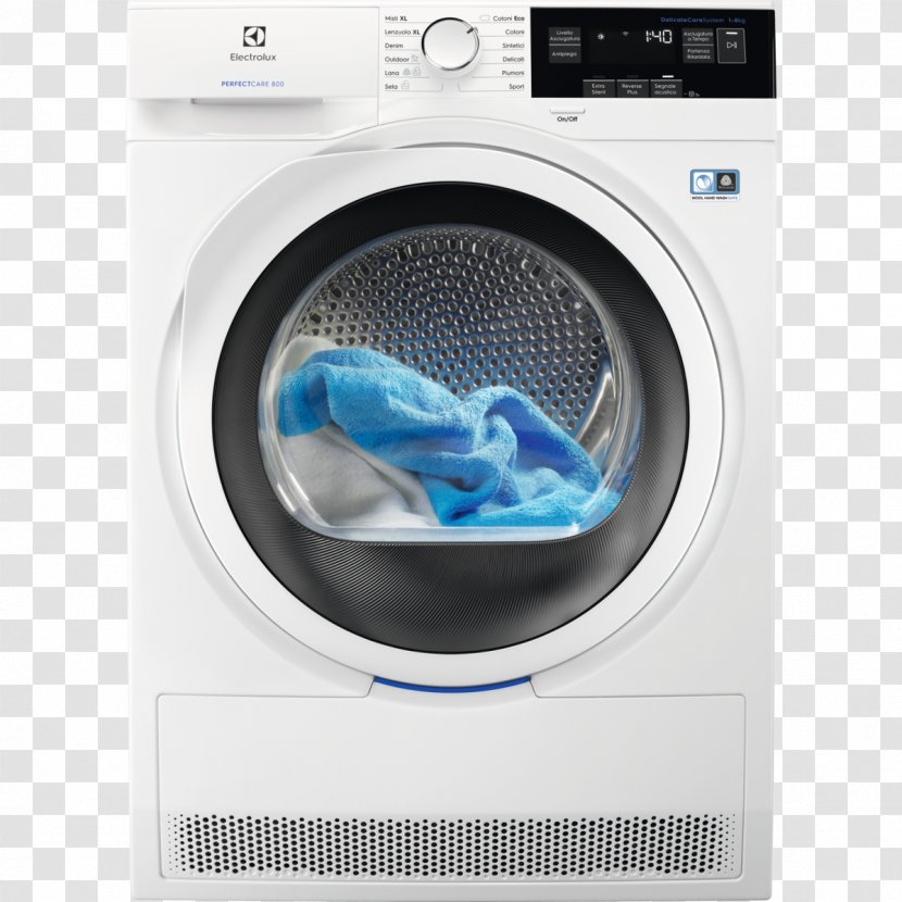 Clothes Dryer Electrolux Heat Pump Home Appliance Beko - European Union Energy Label Transparent PNG