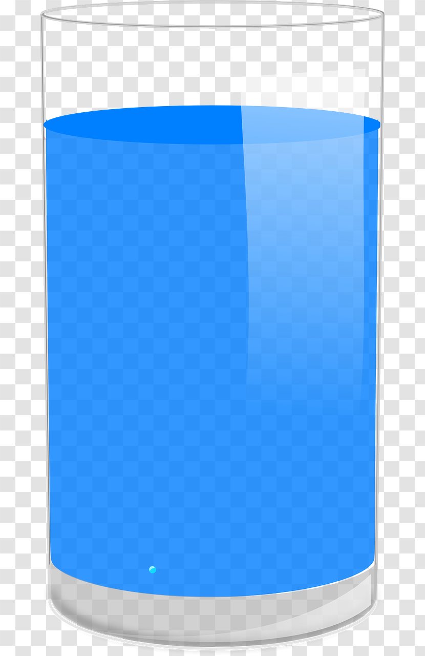 Water Glass Clip Art - Blue Cocktail Transparent PNG